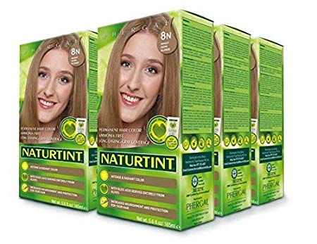 Naturtint Permanent Hair Colorant, 8n Wheat Germ Blonde - 5.6 Fl Oz (6-pack)