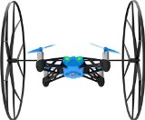 Parrot MiniDrone Rolling Spider Blue - Connected toy - Fly and roll anywhere - FreeFlight 3 App iOS Android and Windows Phone - Bluetooth 40