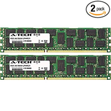 32GB KIT (2 x 16GB) Dell Precision Workstation Series T3600 (ECC Registered) T3610 (ECC Registered) T5600 T7600 DIMM DDR3 ECC Registered PC3-12800 1600MHz Dual Rank RAM Memory Genuine A-Tech Brand