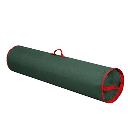 Primode Gift Wrapping Storage Bag With Handle | Wrapping Paper Tube Bag For Storing Multiple Rolls Of Gift Wrap, 40” Length (Green)