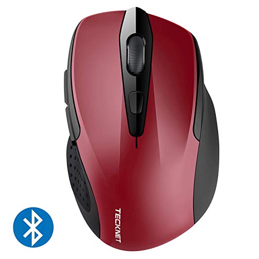 TeckNet 2600DPI Bluetooth Wireless Mouse, 24 Months Battery Life with Battery Indicator, 2600/2000/1600/1200/800DPI