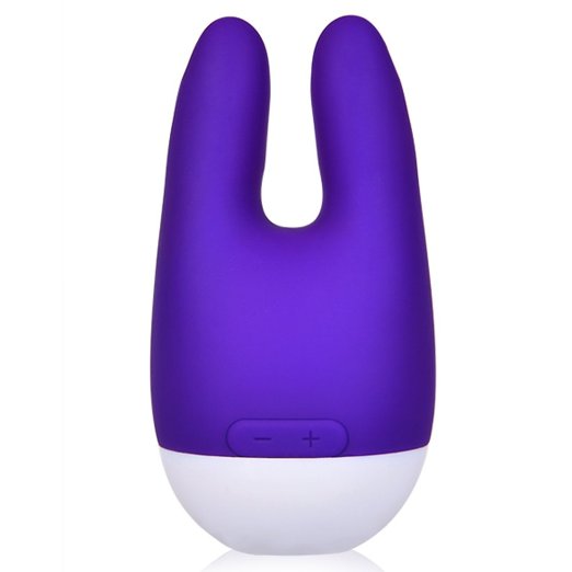 Utimi Mini Cat USB Charging Silicone G-spot Vibrator in Purple