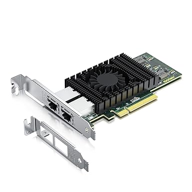 10Gtek for X540-T2 10GbE Converged Network Adapter(CNA), Dual Copper RJ45 Port, PCI Express 2.1 X8, Compare to Intel X540-T2