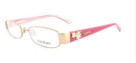 BEBE Eyeglasses BB5054 601 Rose Gold 49MM