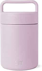 Simple Modern Food Jar Thermos for Hot Food | Reusable Stainless Steel Vacuum Insulated Leak Proof Lunch Storage for Smoothie Bowl, Soup, Oatmeal | Provision Collection | 12oz | Lavender Mist