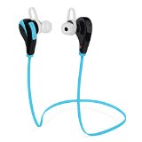 Bluetooth HeadphoneBestElec 40 Wireless Stereo Headset Sweat-proof Sports Running Gym Exercise Earphones with Microphone for iPhone 6s Plus 6 Plus Samsung Galaxy S6Other Android and IOS Phones-Blue
