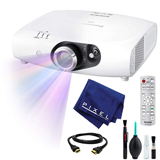 Panasonic PT-RZ370U Solid Shine DLP Projector - Lens Cleaning Kit - 2 Meter HDMI Cable