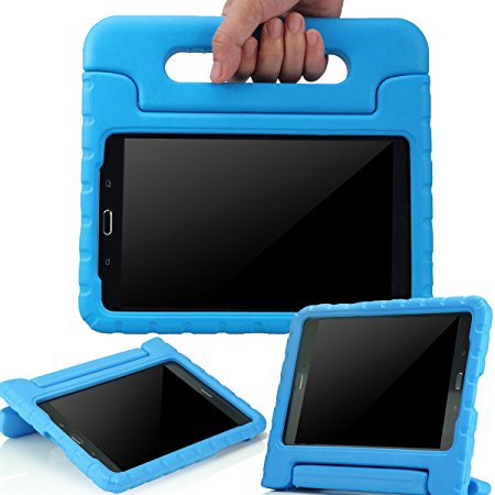 AVAWO Samsung Galaxy Tab A 8.0 Kids Case - AVAWO Light Weight Shock Proof Convertible Handle Stand Kids Friendly for Samsung Tab A 8-Inch Tablet, Blue