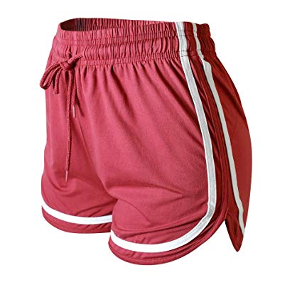 VALINNA Women's Athletic Yoga Running Workout Shorts Lounge Short Pants