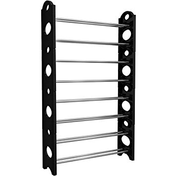 Sorbus Shoe Rack Organizer Storage - Stackable and Detachable - Easy to Assemble - No Tools Required, 8 Shelf