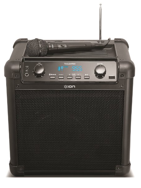 Ion Audio iPA77 Tailgater Portable Bluetooth Speaker PA System with Microphone, AM/FM Radio, and USB Charge Port (Current Model)