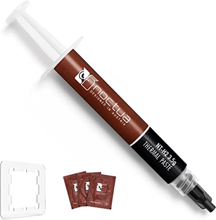 Noctua NT-H2 3.5g AM5 Edition, Pro-Grade Thermal Compound with Thermal Paste Guard for AMD AM5 CPUs incl. 3 Cleaning Wipes (3.5g)