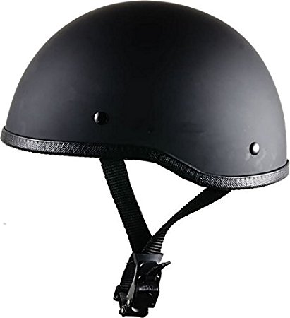 CRAZY AL'S WORLDS SMALLEST HELMET SOA INSPIRED IN FLAT BLACK WITH NO VISOR SIZE MEDIUM now known as WSB inc Biker helmets