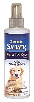 Sergeant's Silver Flea and Tick Spray Dog 8-Ounce