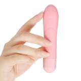 Gydoy Waterproof silky skin-friendly silicone bullet vibe vibrator g-spot clit stimulator lovely sex adult toy for female pink