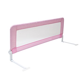 Oypla 150cm Pink Baby Child Toddler Bed Rail Safety Protection Guard