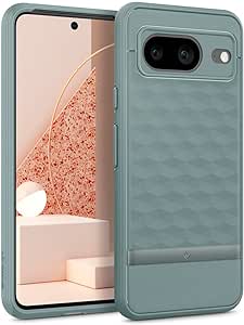 Caseology Parallax pour Coque Google Pixel 8, [Design Cube Hexa 3D], Protection Militaire Anti-Choc pour Google Pixel 8 - Sage Green