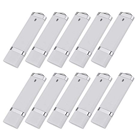 KEXIN 10pcs 8GB 8G USB Flash Drive Pen Drive Memory Stick White