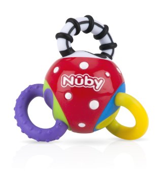 Nuby Twista Ball Teether Toy, 6 Months Plus