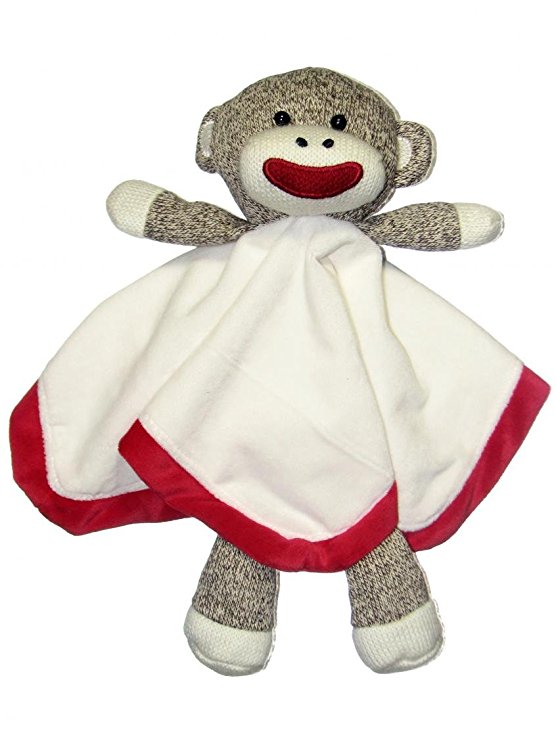 Sock Monkey Snuggle Buddy Rattle by Baby Starters