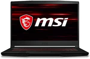 MSI Newest GF63 Thin Gaming Laptop, 15.6" FHD 144Hz, Intel i5-11400H, RTX 3050, 16GB RAM, 512GB NVMe SSD, Windows 11, Aluminum Black