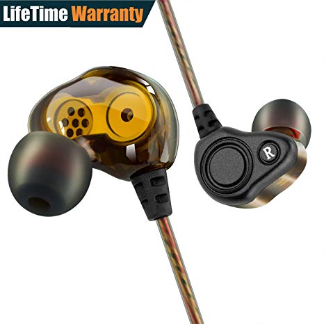 BYGZB In-ear Headphones Earbuds High Resolution Heavy Bass with Mic for iPhone iPad iPod Smart Android Cell Phones Mp3 Mp4 Earphones