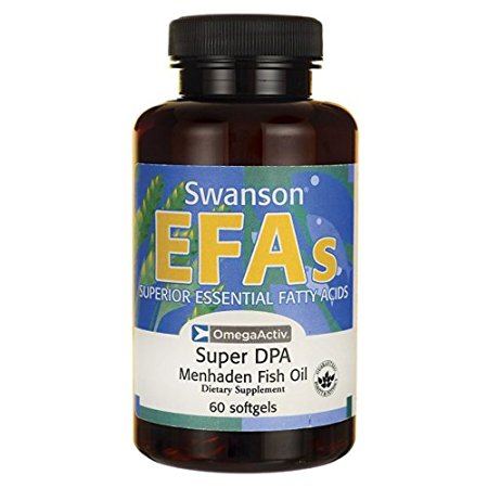 Swanson Omegaactiv Super Dpa Fish Oil 60 Sgels