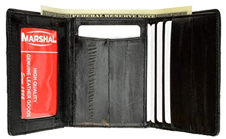 Eel Skin Trifold Wallet from Marshal Style - E314