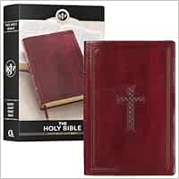 Burgundy Faux Leather Super Giant Print King James Version Bible