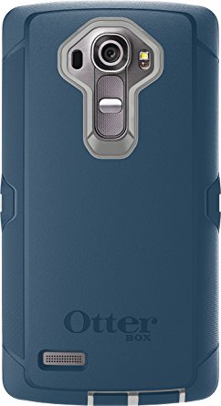 OtterBox Defender Case for LG G4 - Retail Packaging - Sleet Grey/Dark Deep Water Blue