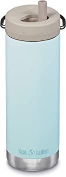 Klean Kanteen TK Wide 16 Oz Twist Top Blue Tint