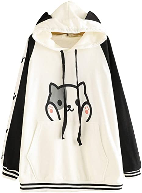 CRB Fashion Womens Girls Teens Teenagers Kawaii Cute Bunny Bear Sweater Hoodie Top Shirt Sweatshirt