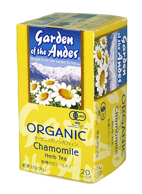 Garden of the Andes 100% Organic Herbal Tea, Chamomile, 20-Count