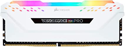 Corsair Vengeance RGB PRO 16GB (2x8GB) DDR4 3200MHz C16 LED Desktop Memory, White