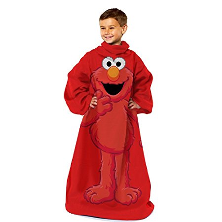 Sesame Street "Monster Hugs" Youth Comfy Throw Blanket w/Sleeves