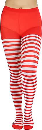 ToBeInStyle Women's Nylon Horizontal Striped Tights