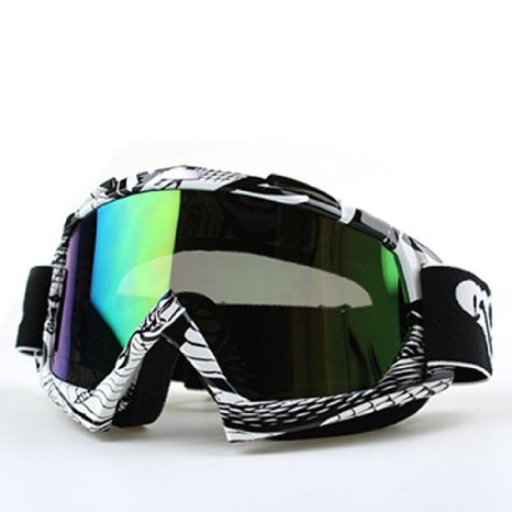 IFLYING Snow Skiing Snowboarding Motocross Anti-Fog Goggles Dustproof Scratch-Resistant Bendable Unisex Goggles