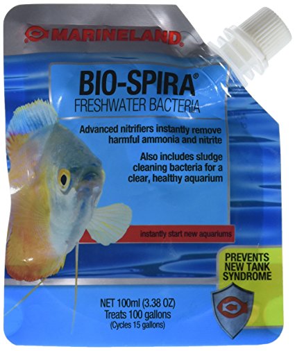 MarineLand BIO-Spira Freshwater Bacteria for Aquariums, 3.38-Ounce