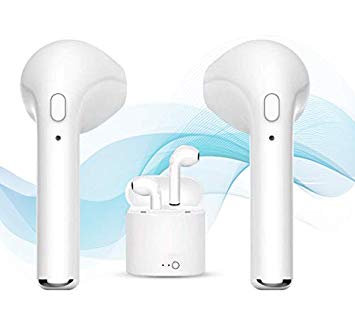 Wireless Earbuds Bluetooth 4.2 True Wireless Bluetooth Sports Headphones 3H Playtime Noise Cancelling 3D Stereo Sound Wireless Headsets,Built-in Microphone Earphones with Charging Case