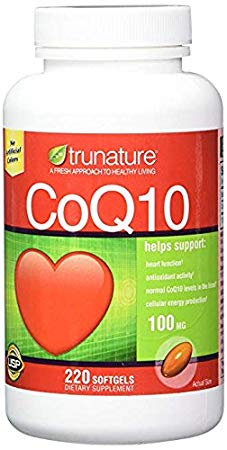 TruNature Coenzyme CoQ10 100 mg - 2Pack (220 Softgels Each)