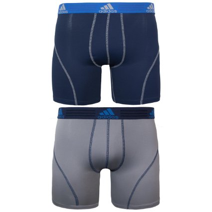 adidas Mens Sport Performance Climalite Boxer Brief Underwear 2-Pack