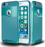 iPhone 6 Case CellEver Anti-Slip Case Drop Protection Textured Slim Fit Grip Scratch Resistant TPU Case for Apple iPhone 6 and iPhone 6s 47 - Aqua Blue  Turquoise
