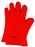 RAVING RED The Ultimate Protective Heat Resistant and Waterproof Silicone Gloves