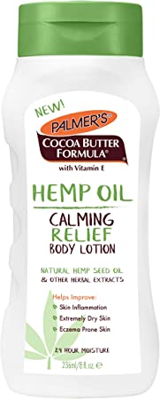 Palmer's Cocoa Butter Formula Hemp Oil Calming Relief Body Lotion, 8 Ounces