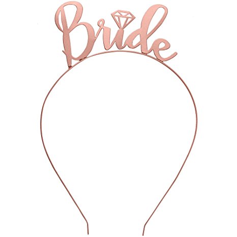Headband Tiara for the Bride or Bridal Party-I Do Crew, Cheers Bitches or Team Bride Bachelorette Decorations