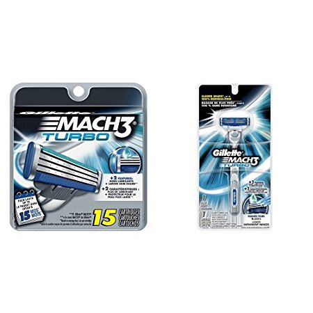 Gillette Mach3 Bundle (1 handle   16 refills)