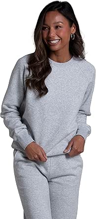 Fruit of the Loom Women's Crafted Comfort Fleece Sweatshirts & Hoodies, Crewneck & Pullover Sweatshirt for Women