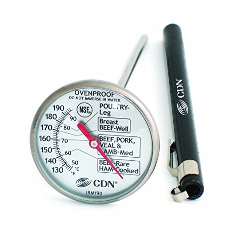 CDN IRM190 InstaRead Meat & Poultry Cooking Thermometer