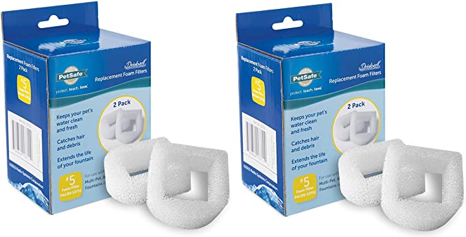Replacement Foam Filters, 4 Pack