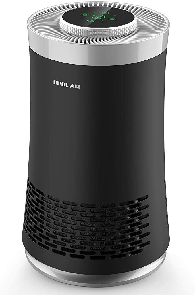 OPOLAR Air Purifier with True HEPA Filter for Home Medium Room, Sleep Mode & Whisper Quiet Air Cleaner, 3-in-1 Portable Odor Eliminator for Smoke, Dust, Allergens, Mold, Pets Hair, 50 CFM, 103 sq.ft